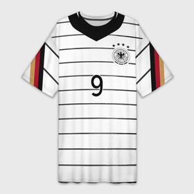Платье-футболка 3D с принтом Werner home EURO 2020 в Курске,  |  | champion | championship | euro | germany | tdrfifa19 | timo | uefa | werner | вернер | евро | тимо | уефа | чемпиона европы