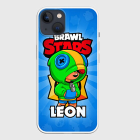 Чехол для iPhone 13 с принтом BRAWL STARS LEON в Курске,  |  | brawl stars | brawl stars leon | brawler | leon | бравл старз | бравлер | леон