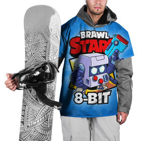 Накидка на куртку 3D с принтом BRAWL STARS 8-BIT в Курске, 100% полиэстер |  | 8 bit | 8 бит | brawl stars | brawl stars 8 bit | brawler | бравл старз | бравлер
