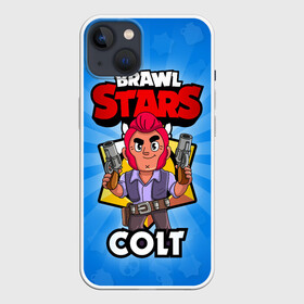 Чехол для iPhone 13 с принтом BRAWL STARS COLT в Курске,  |  | brawl stars | brawl stars colt | brawler | colt | бравл старз | бравлер | кольт