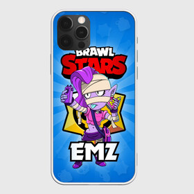 Чехол для iPhone 12 Pro Max с принтом BRAWL STARS EMZ в Курске, Силикон |  | brawl stars | brawl stars emz | brawler | emz | бравл старз | бравлер | эмз