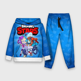 Детский костюм 3D (с толстовкой) с принтом BRAWL STARS в Курске,  |  | 8 bit | 8 бит | brawl stars | brawler | emz | leon | nita | бравл старз | бравлер | леон | нита | эмз