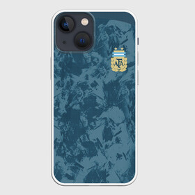 Чехол для iPhone 13 mini с принтом Away Copa America 2020 в Курске,  |  | barcelona | champions | league | lionel | messi | spain | tdrfifa19 | барселона | испания | лига | лионель | месси | чемпионов
