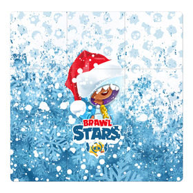 Магнитный плакат 3Х3 с принтом Новогодний Brawl Stars в Курске, Полимерный материал с магнитным слоем | 9 деталей размером 9*9 см | brawl | christmas | crow | game | leon | new year | snow | spike | stars | winter | ворон | елка | ель | зима | игра | леон | мороз | новый год | рождество | санта | снег | снежинка | спайк