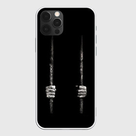 Чехол для iPhone 12 Pro Max с принтом Взаперти в Курске, Силикон |  | Тематика изображения на принте: в темноте | взаперти | руки | тьма