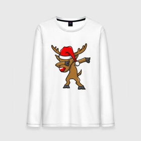 Мужской лонгслив хлопок с принтом Dab Deer в Курске, 100% хлопок |  | 2020 | christmas | dab | deer | new year | santa claus | борода | даб | дед | дед мороз | дедушка | ёлка | зима | мороз | новый год | олень | праздник | рождество | санта клаус | снег