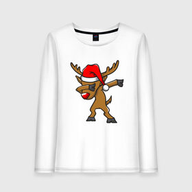 Женский лонгслив хлопок с принтом Dab Deer в Курске, 100% хлопок |  | 2020 | christmas | dab | deer | new year | santa claus | борода | даб | дед | дед мороз | дедушка | ёлка | зима | мороз | новый год | олень | праздник | рождество | санта клаус | снег