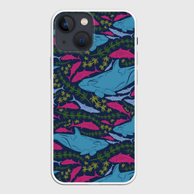 Чехол для iPhone 13 mini с принтом Касатки в Курске,  |  | водоросли | касатки | киты | море | океан | под водой | рыбы