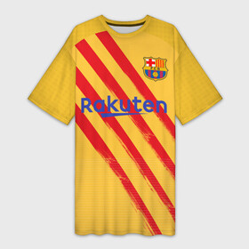 Платье-футболка 3D с принтом Suarez 4 th kit 19 20 в Курске,  |  | barcelona | champions | laliga | league | spain | suarez | барселона | испания | лига | суарес | чемпионов