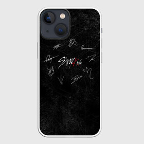 Чехол для iPhone 13 mini с принтом Автографы Stray Kids в Курске,  |  | 3racha | i.n | jyp nation | k pop | kpop | skz | stray kids | к поп | кпоп | ли ноу | скз | страй кидс | стрэй кидс | сынмина | уджин | феликса | хана | хёнджина | чана | чанбина