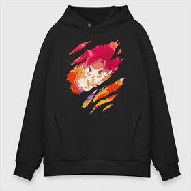 Мужское худи Oversize хлопок с принтом Goku в Курске, френч-терри — 70% хлопок, 30% полиэстер. Мягкий теплый начес внутри —100% хлопок | боковые карманы, эластичные манжеты и нижняя кромка, капюшон на магнитной кнопке | Тематика изображения на принте: dragon ball | dragon ball super | dragon ball z | dragonball | gohan | goku | vegeta | аниме | вегета | гоку | гохан | драгонболл | драконий жемчуг | жемчуг дракона | манга | сон гоку