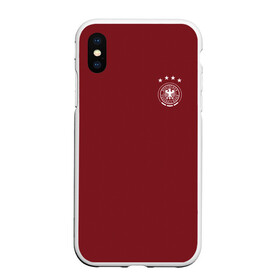 Чехол для iPhone XS Max матовый с принтом Germany GK EURO 2020 в Курске, Силикон | Область печати: задняя сторона чехла, без боковых панелей | champion | championship | euro | germany | neuer | tdrfifa19 | uefa | евро | нойер | уефа | чемпиона европы