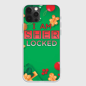 Чехол для iPhone 12 Pro Max с принтом Новогодний Sherlock в Курске, Силикон |  | 221b | bbc | benedict cumberbatch | john watson | mark gatiss | martin freeman | sherlock holmes | steven moffat | бейкер | джон ватсон | мориарти | стрит | шерлок