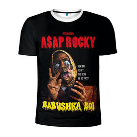 Мужская футболка 3D спортивная с принтом BABUSHKA BOI в Курске, 100% полиэстер с улучшенными характеристиками | приталенный силуэт, круглая горловина, широкие плечи, сужается к линии бедра | aap | aap rocky | asap | asap rocky | babushka | babushka boi | babushka boy