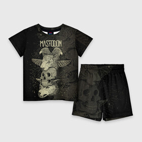 Детский костюм с шортами 3D с принтом Mastodon в Курске,  |  | leviathan | mastodon | metal | sludge metal | stoner | грув метал | группы | мастодон | метал | музыка | рок
