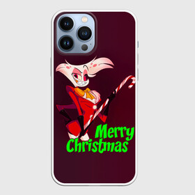 Чехол для iPhone 13 Pro Max с принтом Merry Christmas в Курске,  |  | alastor | hazbin hotel | аластор | ангел пыли | вегги | мульт | ниффти | отель хазбин | сериал | сэр пентиус | том тренч | хаск | чарли | черри | энджел даст