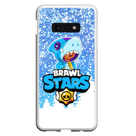 Чехол для Samsung S10E с принтом Brawl Stars Leon Shark в Курске, Силикон | Область печати: задняя сторона чехла, без боковых панелей | 2020 | brawl | brawl stars | christmas | leon | new year | shark | stars | бравл старс | брол старс | зима | игра | леон | новогодний | новый год | рождество | снег | снежинки | шарк