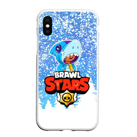 Чехол для iPhone XS Max матовый с принтом Brawl Stars Леон Шарк в Курске, Силикон | Область печати: задняя сторона чехла, без боковых панелей | 2020 | brawl | brawl stars | christmas | leon | new year | shark | stars | бравл старс | брол старс | зима | игра | леон | новогодний | новый год | рождество | снег | снежинки | шарк