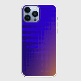 Чехол для iPhone 13 Pro Max с принтом Градиент PRO в Курске,  |  | Тематика изображения на принте: волна | волны | градиент | синий | фиолетовый