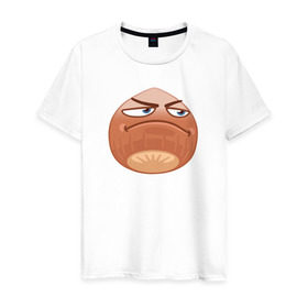Мужская футболка хлопок с принтом ОРЕХУС в Курске, 100% хлопок | прямой крой, круглый вырез горловины, длина до линии бедер, слегка спущенное плечо. | справедливо | справедливость | фруктовощи