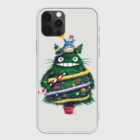 Чехол для iPhone 12 Pro Max с принтом Новогодний Totoro в Курске, Силикон |  | 