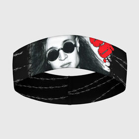 Повязка на голову 3D с принтом Гражданская оборона + Спина в Курске,  |  | Тематика изображения на принте: punk | punks not dead | гр.об. | гражданская оборона | гроб | егор летов | панки | хой