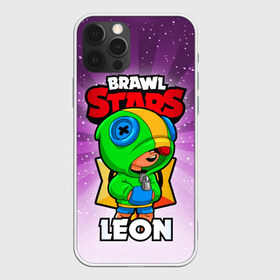 Чехол для iPhone 12 Pro Max с принтом BRAWL STARS LEON в Курске, Силикон |  | brawl stars | brawl stars leon | brawler | leon | бравл старз | бравлер | леон