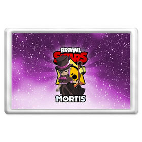 Магнит 45*70 с принтом BRAWL STARS MORTIS в Курске, Пластик | Размер: 78*52 мм; Размер печати: 70*45 | brawl stars | brawl stars mortis | brawler | mortis | бравл старз | бравлер | мортис