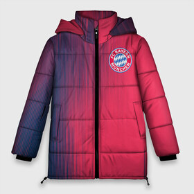 Женская зимняя куртка 3D с принтом FC Bayern Munchen (Bavaria) в Курске, верх — 100% полиэстер; подкладка — 100% полиэстер; утеплитель — 100% полиэстер | длина ниже бедра, силуэт Оверсайз. Есть воротник-стойка, отстегивающийся капюшон и ветрозащитная планка. 

Боковые карманы с листочкой на кнопках и внутренний карман на молнии | fc bayern munchen | бавария | геометрия | спорт | текстура | футбол