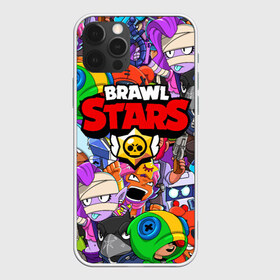 Чехол для iPhone 12 Pro Max с принтом BRAWL STARS в Курске, Силикон |  | 8 bit | 8 бит | brawl stars | brawler | crow | emz | leon | nita | sandy | spike | бравл старз | бравлер | ворон | леон | нита | спайк | сэнди | эмз