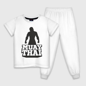 Детская пижама хлопок с принтом Muay Thai в Курске, 100% хлопок |  брюки и футболка прямого кроя, без карманов, на брюках мягкая резинка на поясе и по низу штанин
 | Тематика изображения на принте: mma | muay thai | бокс | борьба | дзюдо | единоборства | кикбоксинг | спорт