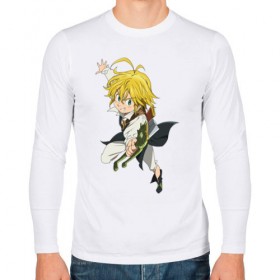 Мужской лонгслив хлопок с принтом Meliodas в Курске, 100% хлопок |  | deadly | dragon | meliodafu | meliodas | seven | sins | wrath | гнев | грехов | дракон | мелиодас | семь