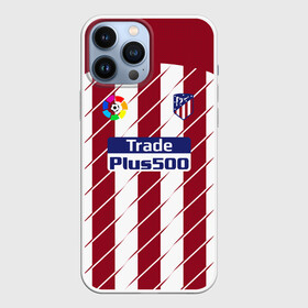 Чехол для iPhone 13 Pro Max с принтом Альваро Мората Атлетико в Курске,  |  | atletico madrid | champions | football | morata | soccer | spain | uefa | world cup | альваро | альваро мората | атлетико | атлетико мадрид | ла лига | мадрид | мората | форма | формы | футбол