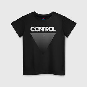 Детская футболка хлопок с принтом Control в Курске, 100% хлопок | круглый вырез горловины, полуприлегающий силуэт, длина до линии бедер | control | джесси | игра | контрол