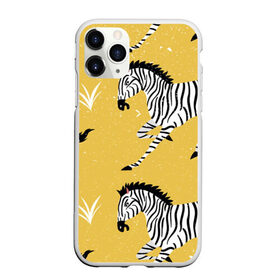 Чехол для iPhone 11 Pro Max матовый с принтом Зебра АРТ в Курске, Силикон |  | animals | zebra | животные | зебра