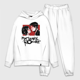 Мужской костюм хлопок OVERSIZE с принтом My Chemical Romance в Курске,  |  | black parade | killjoy | mcr | my chemical romance | килджой