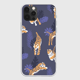 Чехол для iPhone 12 Pro Max с принтом Тигриный прайд в Курске, Силикон |  | Тематика изображения на принте: lion | tiger | гепард | дикие кошки | животные | кот | кошки | лев | пантера | тигр | тигры