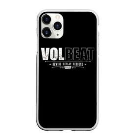 Чехол для iPhone 11 Pro Max матовый с принтом Volbeat в Курске, Силикон |  | groove metal | hardcore | psychobilly | rebound | replay | rewind | volbeat | волбит