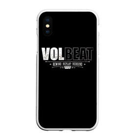 Чехол для iPhone XS Max матовый с принтом Volbeat в Курске, Силикон | Область печати: задняя сторона чехла, без боковых панелей | groove metal | hardcore | psychobilly | rebound | replay | rewind | volbeat | волбит