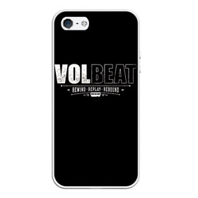 Чехол для iPhone 5/5S матовый с принтом Volbeat в Курске, Силикон | Область печати: задняя сторона чехла, без боковых панелей | groove metal | hardcore | psychobilly | rebound | replay | rewind | volbeat | волбит