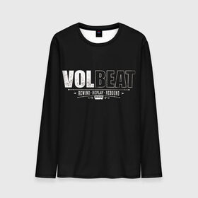 Мужской лонгслив 3D с принтом Volbeat в Курске, 100% полиэстер | длинные рукава, круглый вырез горловины, полуприлегающий силуэт | groove metal | hardcore | psychobilly | rebound | replay | rewind | volbeat | волбит