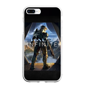 Чехол для iPhone 7Plus/8 Plus матовый с принтом Halo infinite в Курске, Силикон | Область печати: задняя сторона чехла, без боковых панелей | halo | halo 5 | halo 6 | halo infinite | xbox | xbox scarlett | игры | игры 2020 | иксбокс | иксбокс скарлетт | хало | хало 6 | хало инфинит