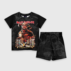 Детский костюм с шортами 3D с принтом Iron Maiden в Курске,  |  | heavy metal | iron maiden | metal | айрон мейден | группы | метал | музыка | рок | хеви метал