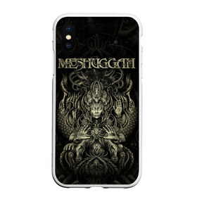 Чехол для iPhone XS Max матовый с принтом Meshuggah в Курске, Силикон | Область печати: задняя сторона чехла, без боковых панелей | Тематика изображения на принте: djent | jens kidman | meshuggah | metal | грув метал | группы | метал | мешуга | музыка | рок