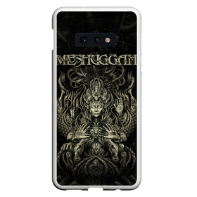 Чехол для Samsung S10E с принтом Meshuggah в Курске, Силикон | Область печати: задняя сторона чехла, без боковых панелей | Тематика изображения на принте: djent | jens kidman | meshuggah | metal | грув метал | группы | метал | мешуга | музыка | рок