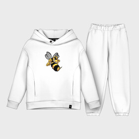 Детский костюм хлопок Oversize с принтом Злая Пчела в Курске,  |  | Тематика изображения на принте: злая пчела | пчела | рисунок