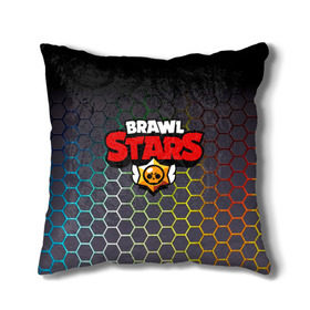 Подушка 3D с принтом Brawl Stars Hexagon в Курске, наволочка – 100% полиэстер, наполнитель – холлофайбер (легкий наполнитель, не вызывает аллергию). | состоит из подушки и наволочки. Наволочка на молнии, легко снимается для стирки | brawl | brawl st | brawl stars | colt | game | hexagon | logo | mobo | pattern | poco | shelly | stars | бравл | игра | игры | кольт | лого | мобильные игры | патерн | паттерн | поко | соты | старс | шелли