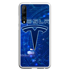 Чехол для Honor P30 с принтом Tesla в Курске, Силикон | Область печати: задняя сторона чехла, без боковых панелей | cybertruck | elon reeve musk | model 3 | pickup | tech | technology | tesla | грузовик | илон маск | кибер | моторс | пикап | тесла