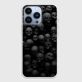 Чехол для iPhone 13 Pro с принтом Черепа в Курске,  |  | Тематика изображения на принте: тьма | черепа