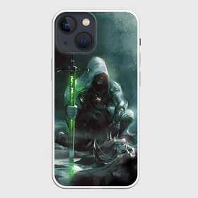 Чехол для iPhone 13 mini с принтом ВЕДЬМАК в Курске,  |  | gerald | geralt | henry cavill | netflix | the witcher | wild hunt | witcher | ведьмак | ведьмак сериал | генри кавилл | геральд | дикая охота | нетфликс